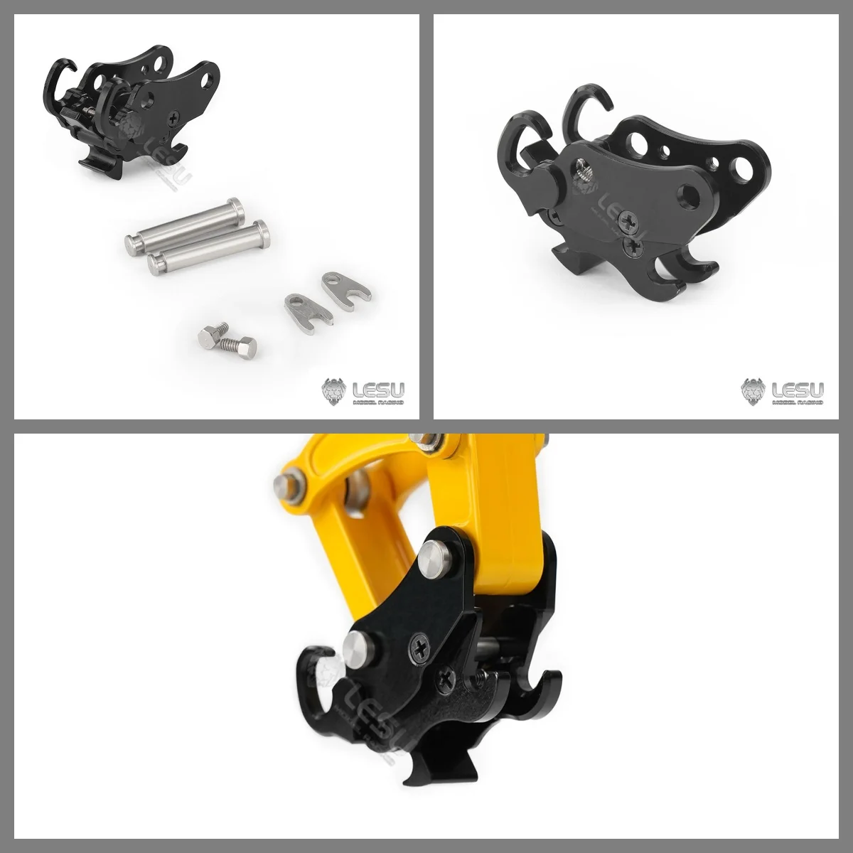 Coupleur Manuel à Dégagement Rapide En Métal – Pour Pelleteuse Hydraulique LESU 1/14 RC PC30 B0003