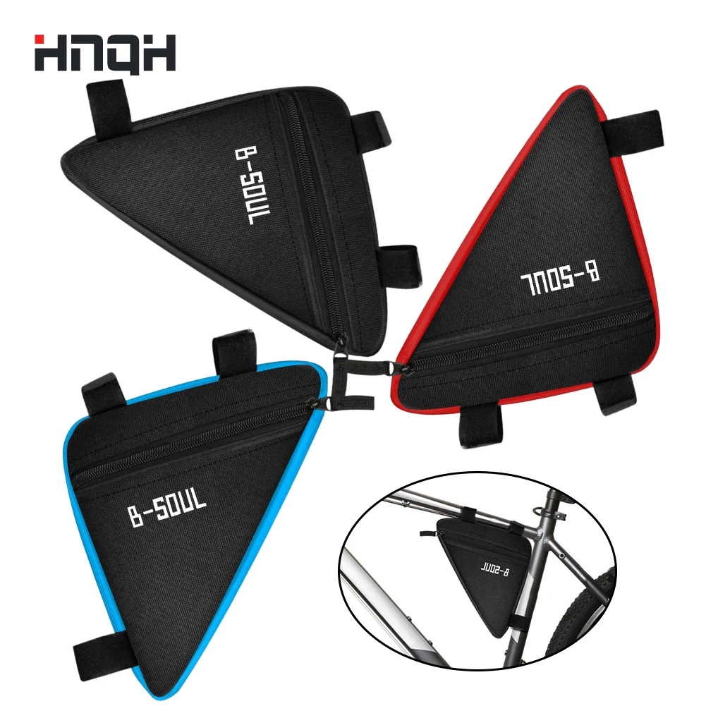 Waterproof Triangle Cycling Bike Bicycle Front Tube Frame Pouch Saddle  Bag 