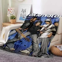 Tokio Hotel band Retro printed blanket warm blanket flannel soft and comfortable blanket home travel bedding birthday gift 2
