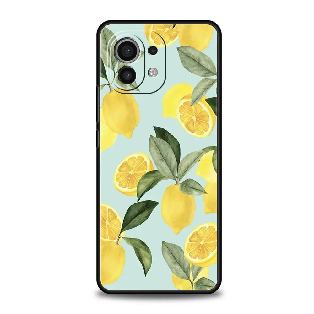 Soft TPU Lemon Fruit Phone Case Cover