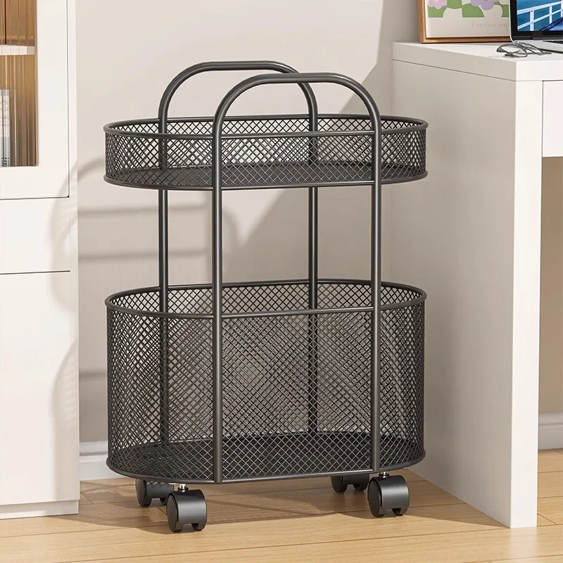 Bookshelf Floor Storage Integrated Against The Wall Student Multi-Layer Home Mobile Book Simple Children'S Bookcase Storage