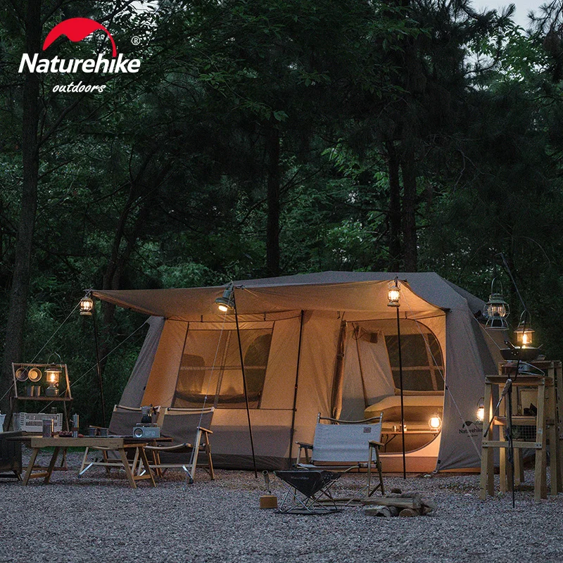 

Палатка Naturehike 2023 для деревни, автоматическая палатка на одно касание, палатка для 3 и 4 человек, палатка для кемпинга, парка, тент, семейная дорожная палатка