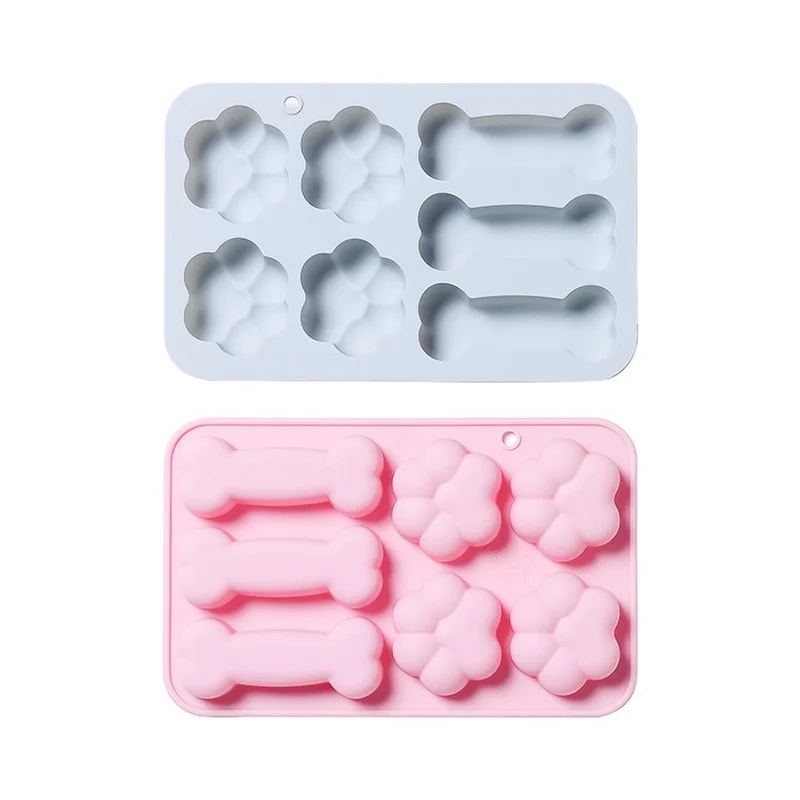 

2022 New Kitten's Claw Bone Silicone Mould Rice Cake Cake Decoration Mold Aromatherapy Cream Drop Glue Chocolate Mold