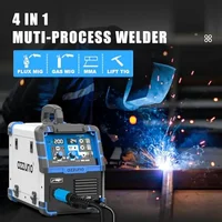 200A Dual Voltage Multifunctional Welding Machine Gas Gasless MIG Flux Solid Wire Lift TIG ARC Welder Synergic Control Suitable 2