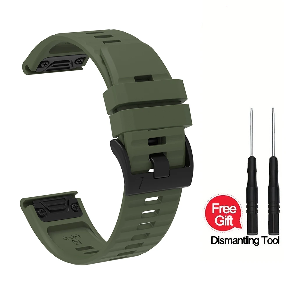 Premium QuickFit Silicone Watch Strap - 26mm & 22mm Options