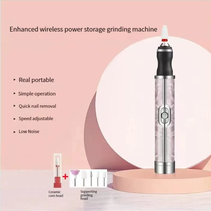 Electric Nail Polisher Rechargeable Remove Dead Skin Manicure