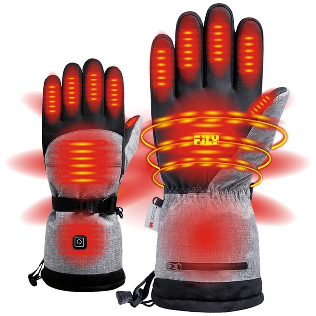 Gants chauffants électriques pour moto, USB, écran tactile thermique,  chauffe-mains imperméables, gants de vélo métropolitains, hiver - AliExpress