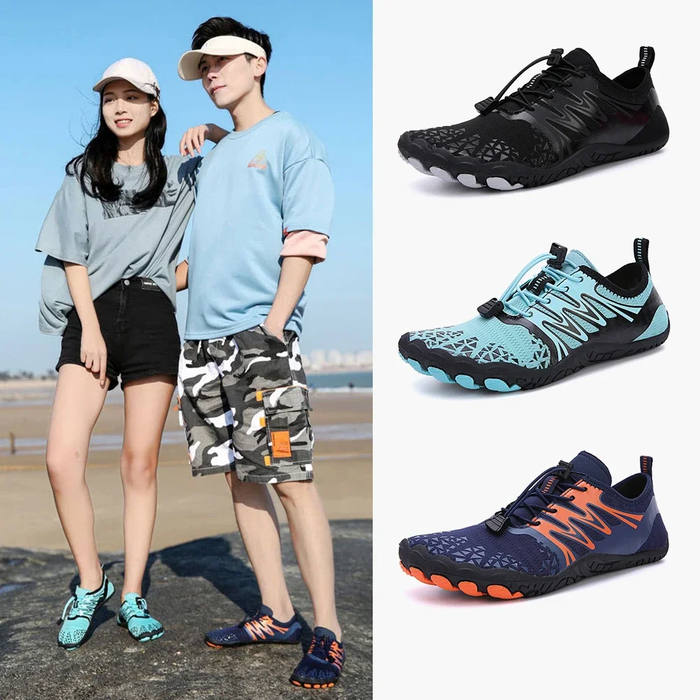 High Quality Water Shoes Beach Wading Barefoot Sports Cross Trainers Running Walking Exercise Fitness Sneakers Unisex Breathable