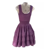 High-end New Short Dress Women's Summer French Style Exquisite Design Sense Niche Sleeveless Vest Stitching Dress 2024 - Image 4