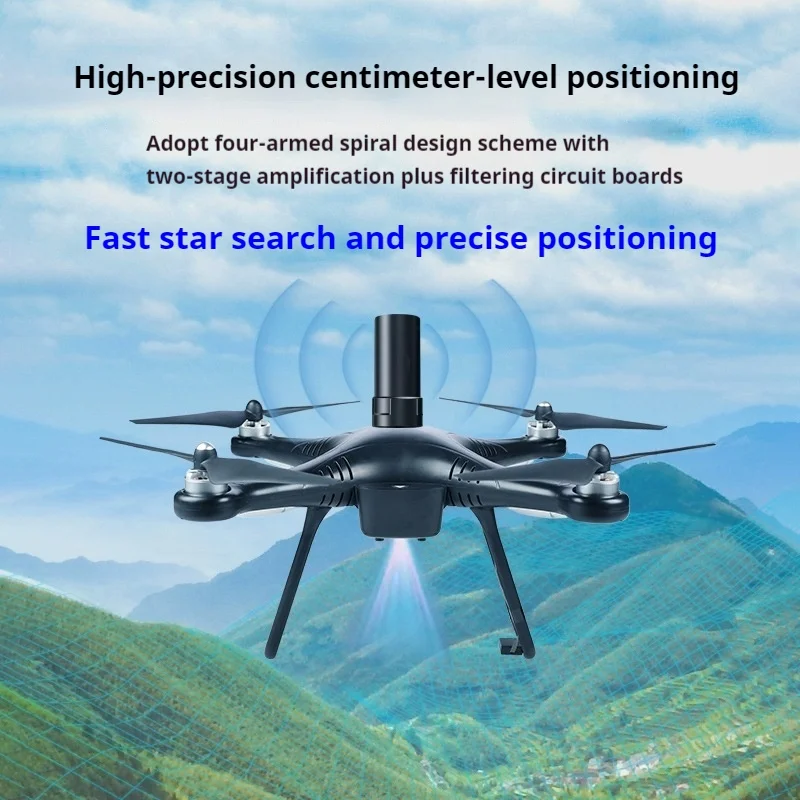 High Precision Helix Antenna RTK GNSS GPS BDS GLONASS GALILEO Positioning for Drone Survey UAV GIS Driving Timing L1 L2 L5 SMA