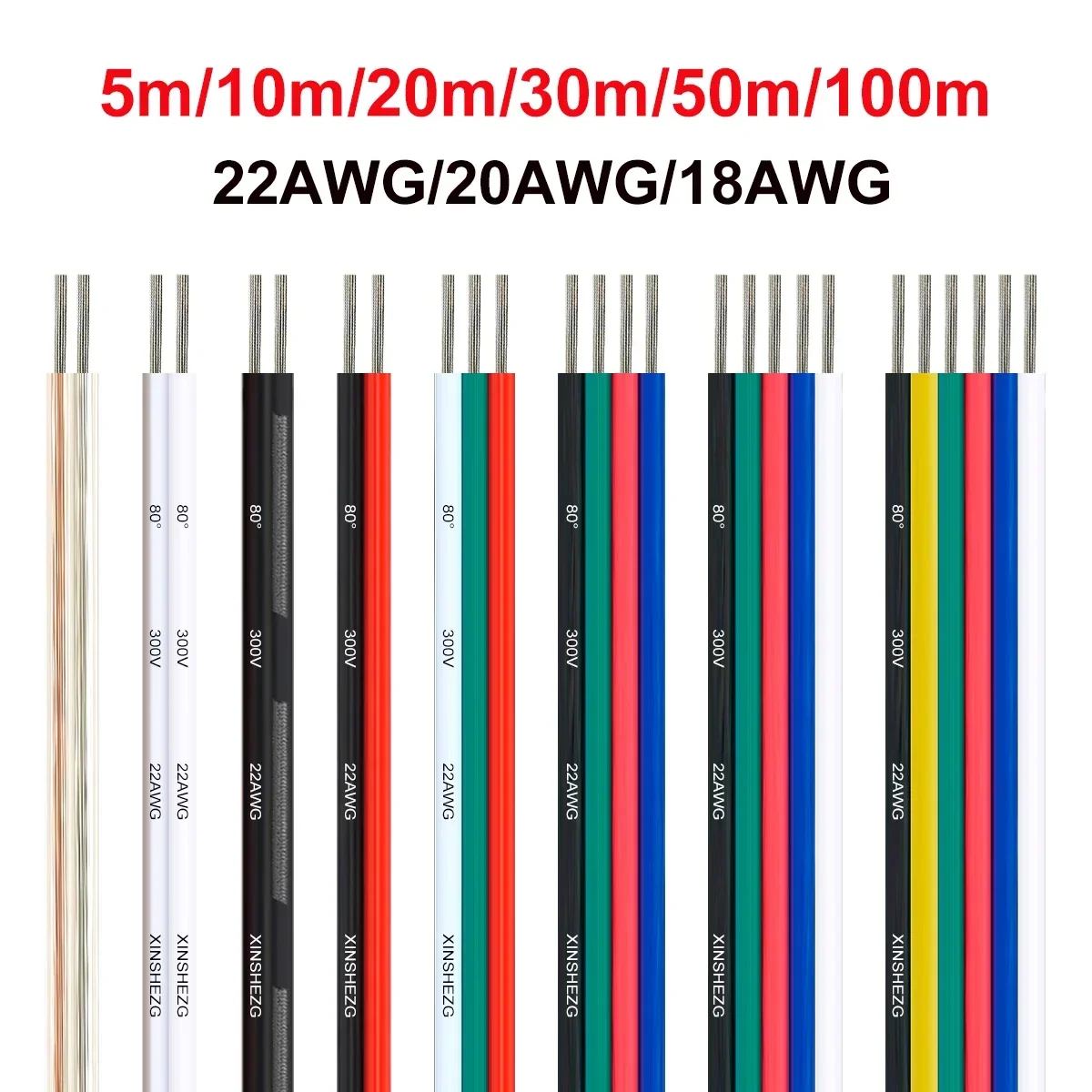 รูปสินค้า สายไฟ LED Strip คุณภาพสูง สำหรับ RGB/RGBW/WS2812B