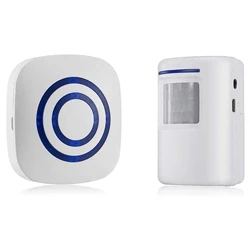 Advanced Wireless Motion Sensor Alarm System with 38 Ringtones - UK (1 sensors 1 receiver)