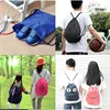 1 Pc Waterproof Gym Bag Drawstring Fitness Travel Outdoor Backpack DIY Daybag Shopping Bags Swimming Basketball Yoga Sports Bags 3