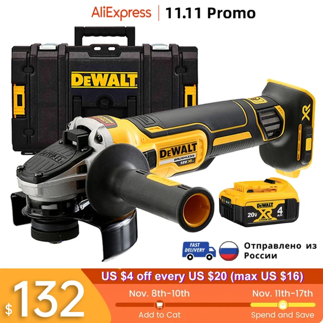 DEWALT 20V Brushless Angle Grinder DCG405: Power and Precision in your Hands