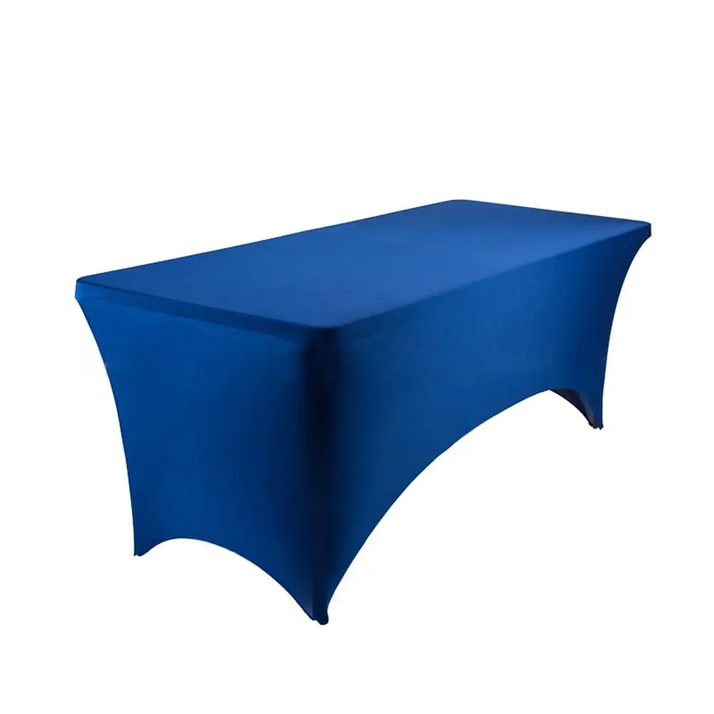 4ft 122*76*76cm Elastic Table Cover Rectangular Stretch Tablecloth For Outdoor Wedding Events