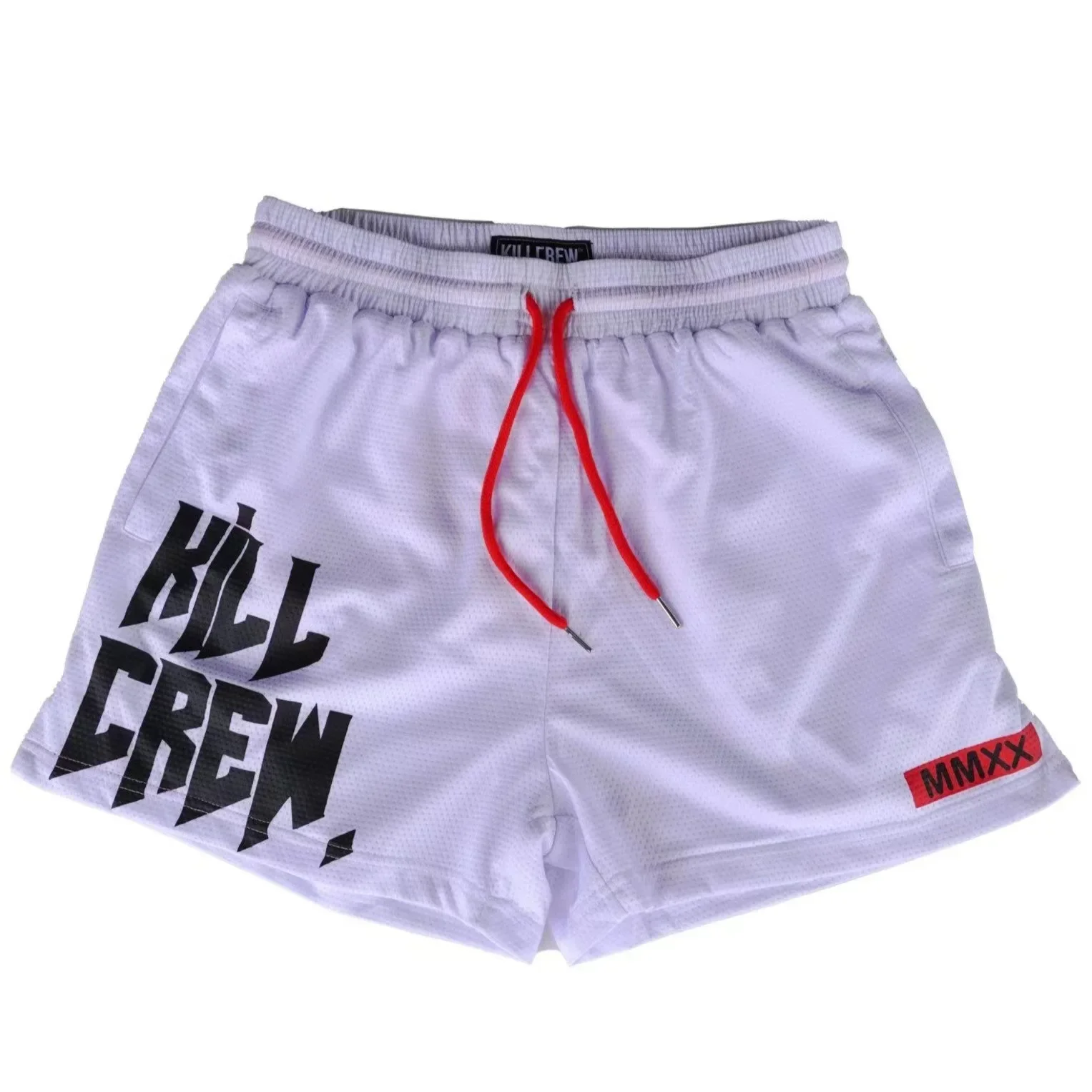 Men's Quick Dry Mesh Shorts Boxing Training Three-quarter Length Fitness Running Basketball Shorts Breathable Sportswear