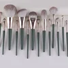 14 green cloud makeup brushes set, soft beauty tools, a full set of makeup brushes for beginners, makeup brushes 1