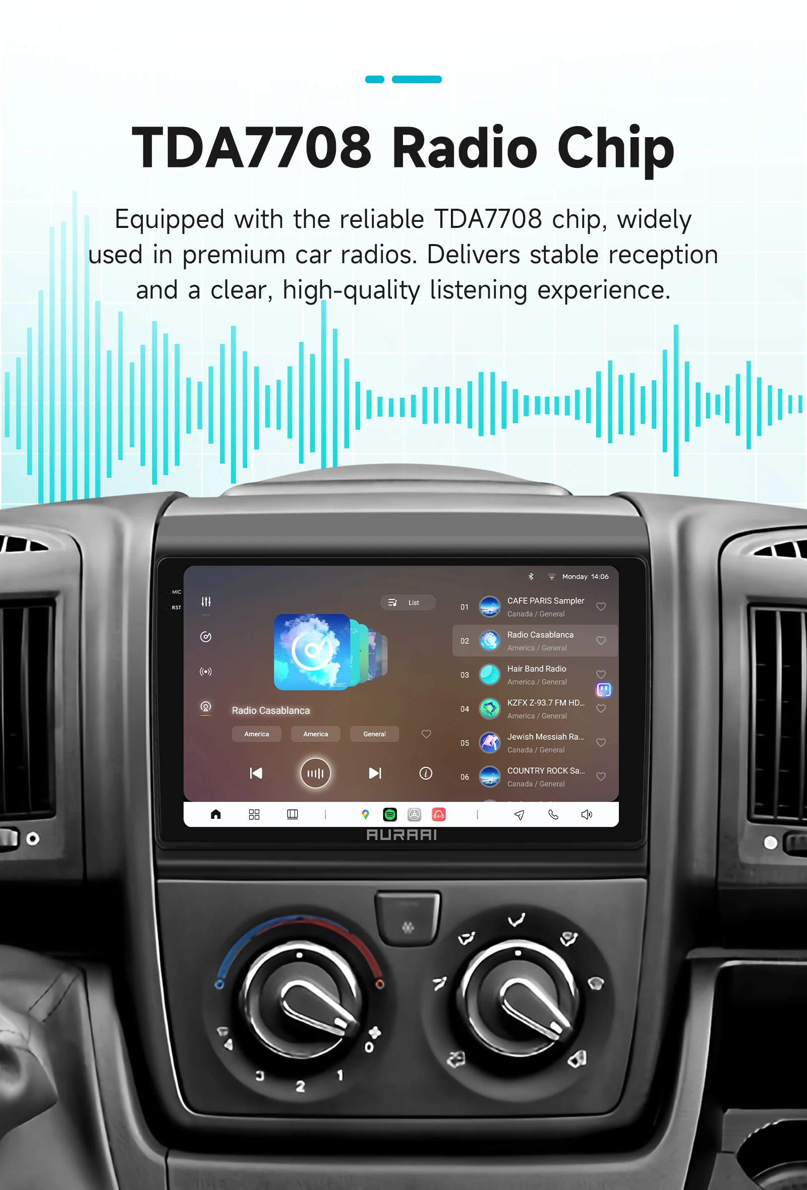 Hizpo 2K Android Auto Bildschirm für Fiat Ducato Peugeot Boxer Citroen Jumper 2 Audio-Player Carplay GPS 4G WLAN FM Autoradio 360CAM – Detail 24