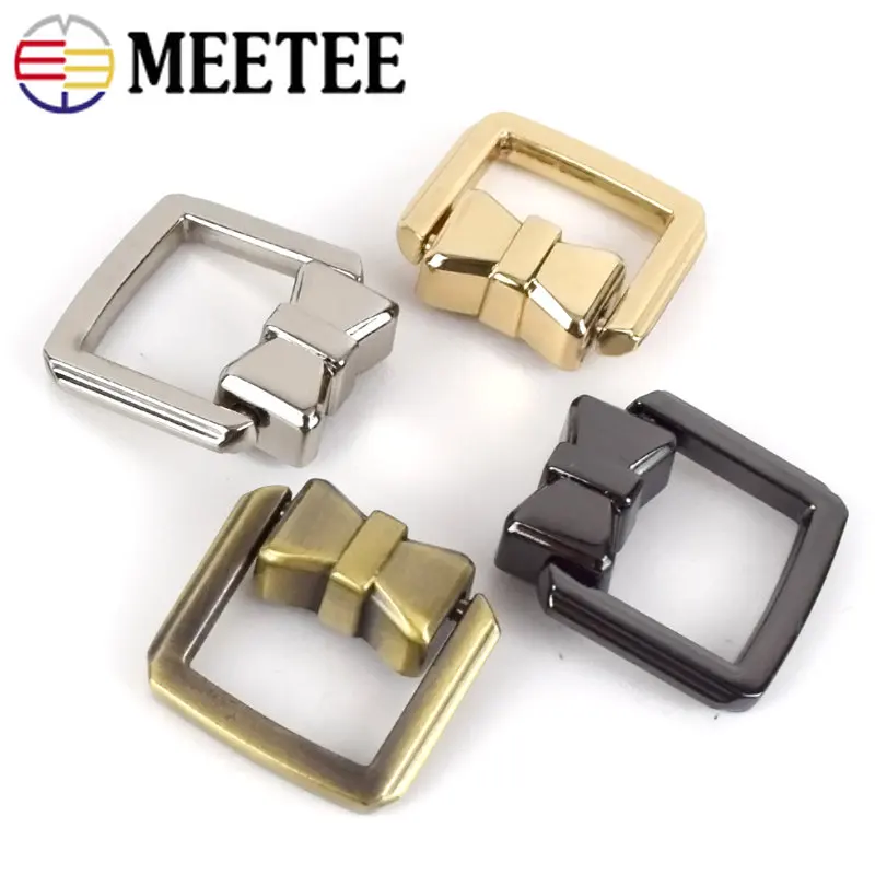 

Meetee 5/10 шт., боковые винты для сумки, металлическая застежка, 19 мм, цепочка для сумки, крючок, кожаная фурнитура для багажа, аксессуары для рукоделия