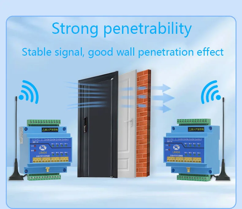 LR424 4-channel Switch Quantity Wireless Transmission Module Remote Control Rela