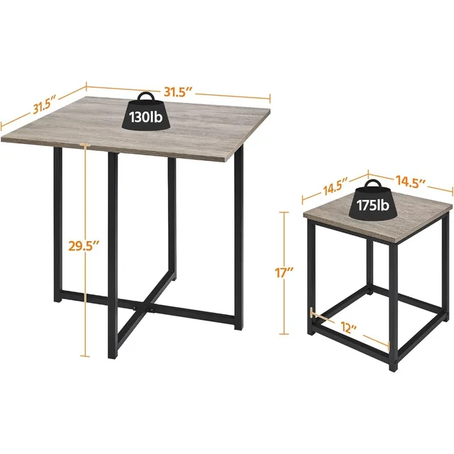 Industrial Dining Table Set 2