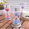 60 Minutes Colorful Silver Cover Creative Hourglass Anti-fall Sandglass Children's Toothbrush Timer Home Desktop Decoration Gift 1