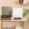 Now Playing Vinyl Record Stand Retro Holder for Vinyl Record Wood Record Display Stand LP Vinyl Gift Ideas Turntable Accessories 2
