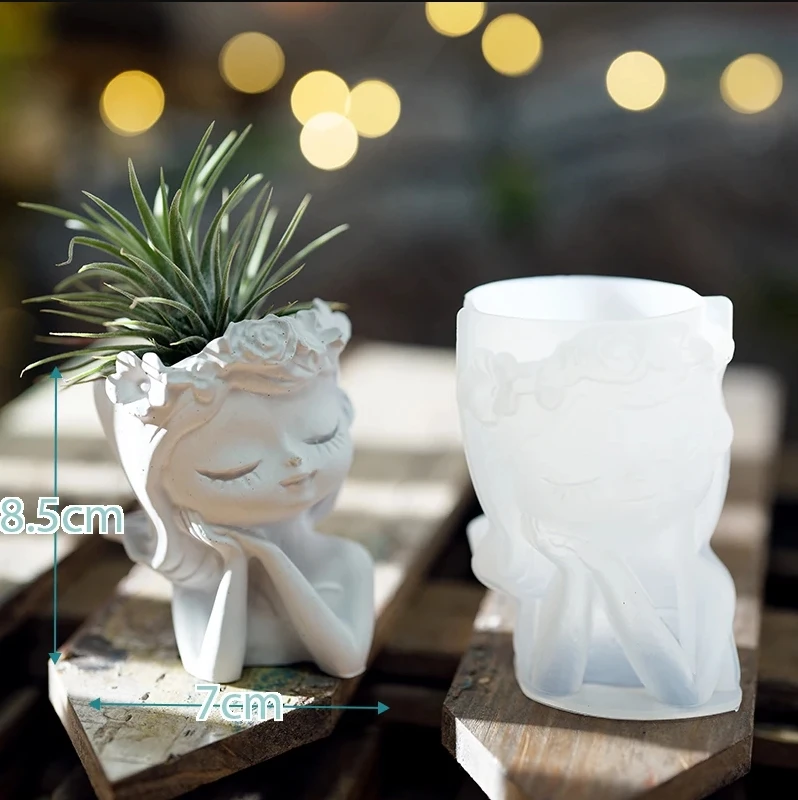 Set di 4 mini vasi di piante grasse in argilla, regali di Natale mamma, succulente colorate uniche, ufficio per piccole piante, compleanno per lei, piante da scrivania carine - Italia