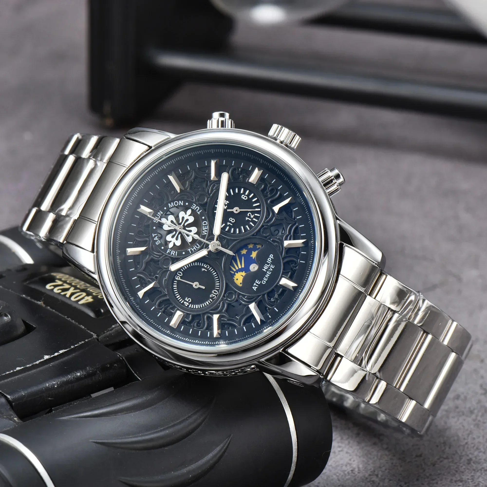 

Top New AAA Watches for Mens Luxury Multifunction High Quality Automatic Date Watch Business Chronograph Quartz Clocks