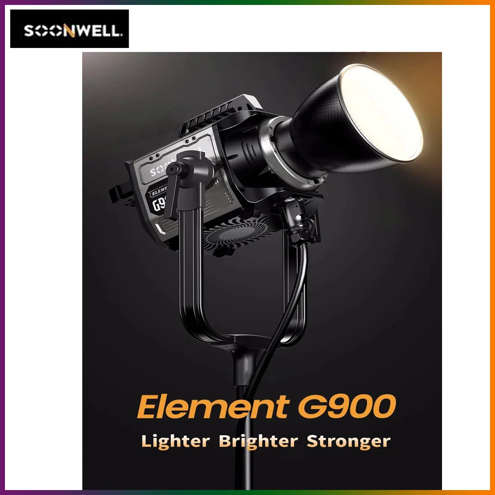 

SOONWELL G900 900 Вт двухцветная 2600K-6000K Водонепроницаемая фотовспышка для фото-и видеосъемки
