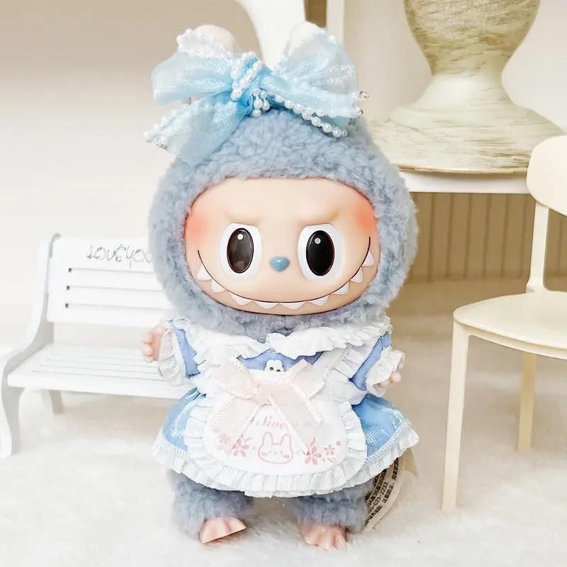 thumbnail image 1 of Hot Sale Clothes Only 17cm Pendant Macaron Labubu Dolls Clothing And Dress Changes No Doll Toy Accessories Ornaments Gifts, 1 of 5