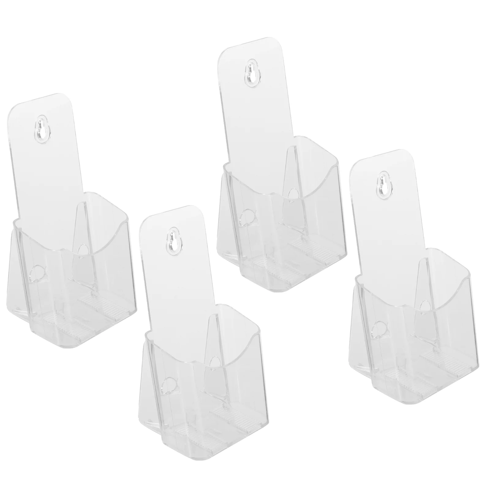 Acrylic Vendors Holder Flyer Holder Rack Brochure Holder Rack Flyer Pamphlet Rack Clear Sign Holder Acrylic Brochure Stand 10pcs acrylic l shaped clear plastic desk sign label frame price tag display rack paper card holders counter stand decorations