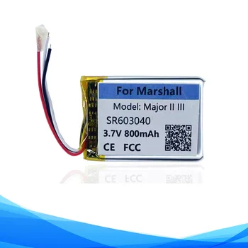 Originale sostituisce la batteria da 800mAh per Marshall Major II III Gen 2 3 MID Bluetooth Handset cuffie AKK Batterie accumulatore