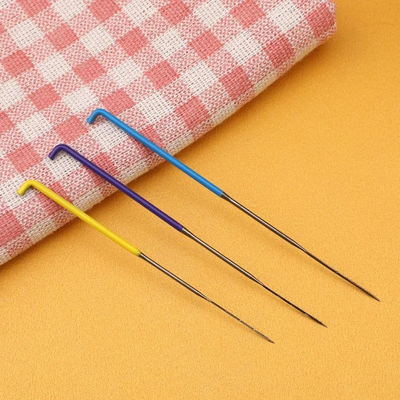 Needle Felting Painting Kit Needle Felting Kit Wool Felting Kit BUDDUR Multicolor Wool Felting Needles Kit With Storage Bottle For Dolls Making DIY Handmade Craft Accessories Tools Set