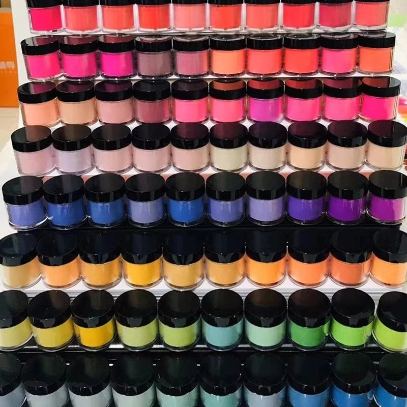 10/20/40/60/90pcs Set Acrylic Powder 3in1 Powder Collection Random color in Bulk Nail Dipping Polymer Nail Acrylic Kit Manicure