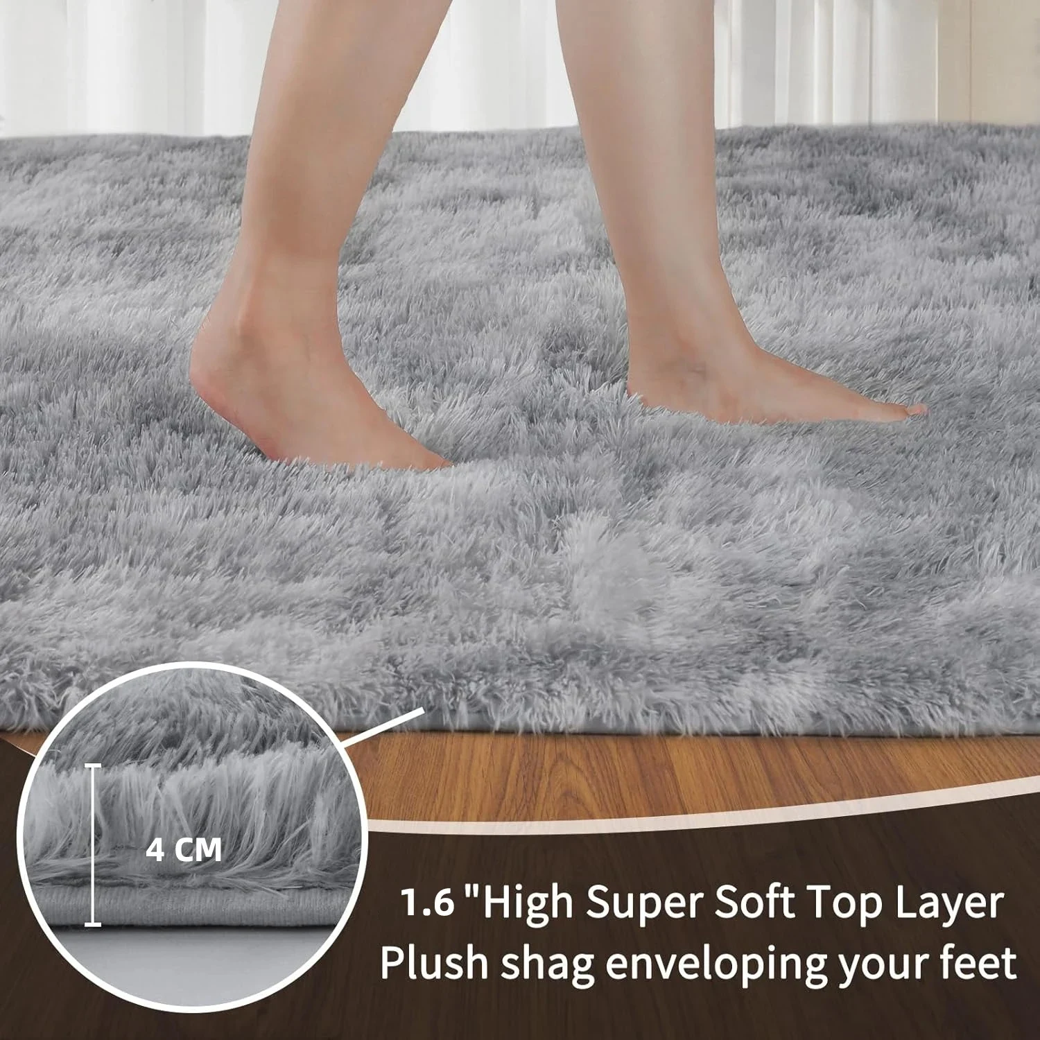 Soft Shaggy Area Rug 4