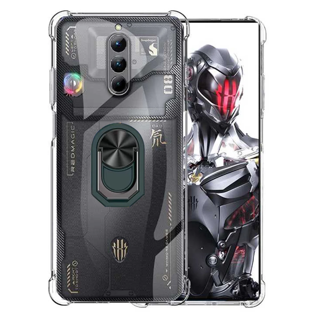 Case for Red Magic 8 8S Pro Reinforced Corners Shockproof Clear
