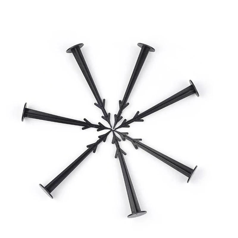 Garden staples plant stakes 50Pcs Plastic Garden Stakes Pegs Ground Nail Fixed Anti Insect Net