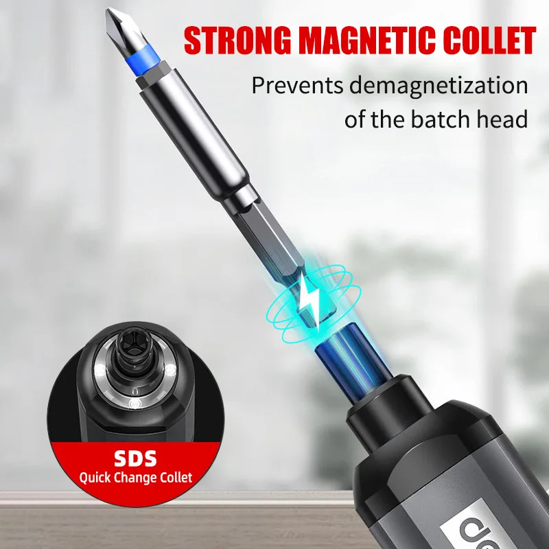 Mini Electric Screwdriver Set USB Rechargeable 2000mah Adjustment Power Dril Multi-function Disassembly Torque Repair Tools Kit 3