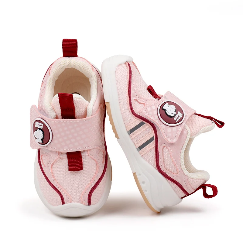 Baby Boys Girls Spring and Fall Toddler Shoes Infant Soft Bottom Non-slip Sports Mesh Shoes 4
