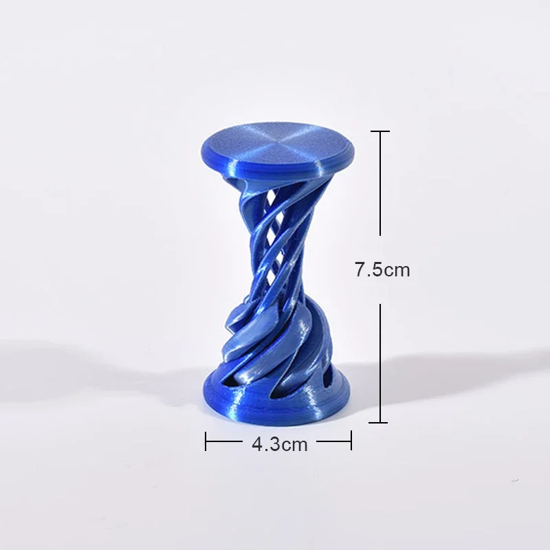 3D Printing Spiral Stress Relief Toys Funny Spiral Crossing Toys Three-dimensional Ejectable Toy Office Desktop Decor Figurine