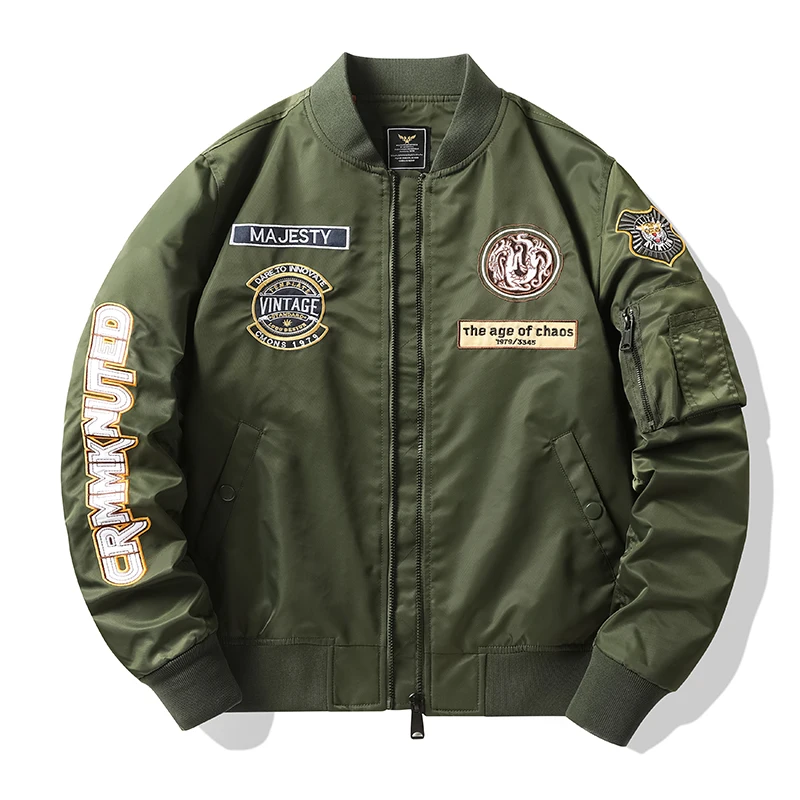 

2022 Bomber Jackets For Men Waterproof Windbreak Male Flight Aviator Military Army Tactical Autumn Outerwears Coats Clothes Z575
