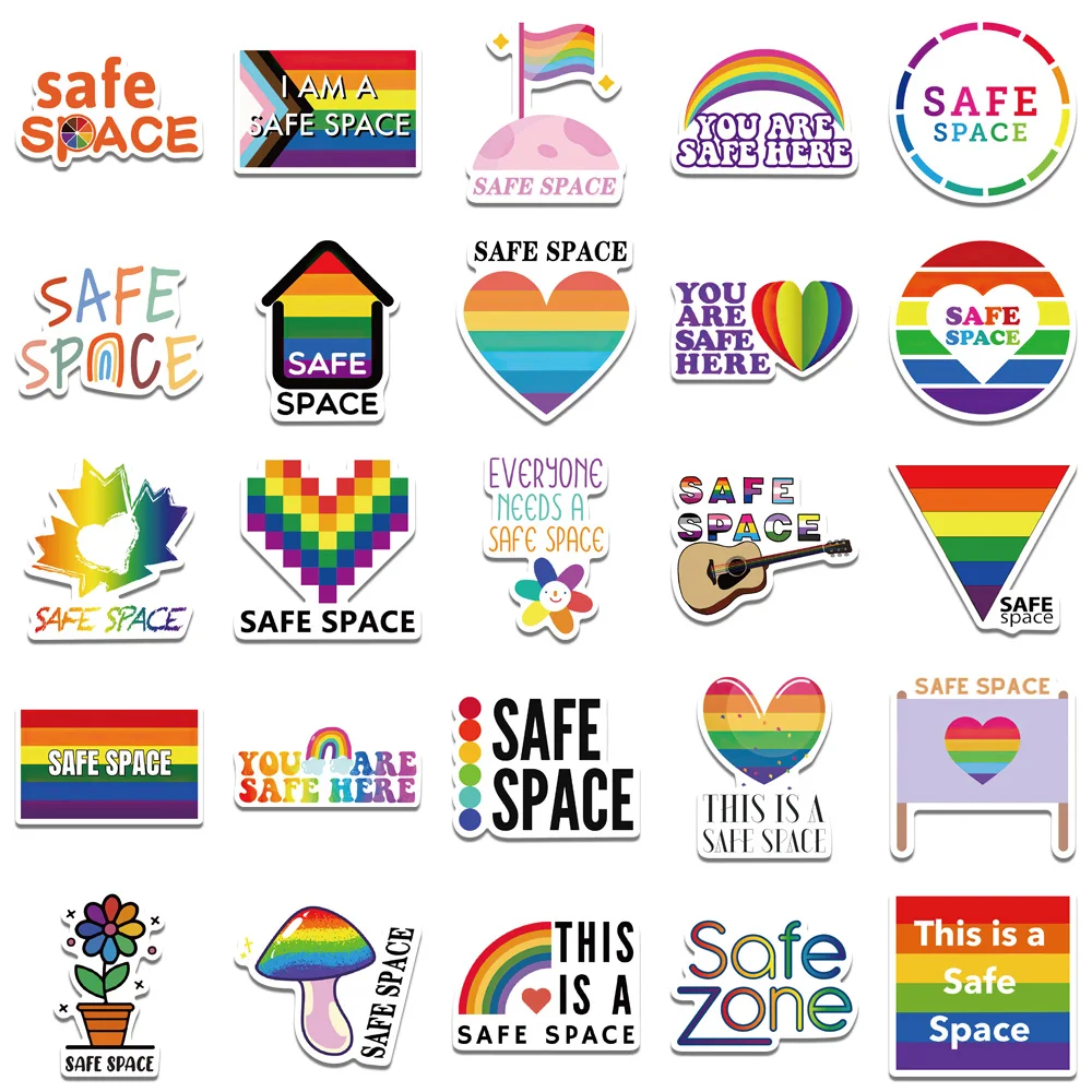  100 Pack Rainbow Stickers for Laptop, Gay Pride Colorful Rainbow  Stickers for Water Bottle Bicycle Car Bumper Planner Skateboard Snowboard  Fridge : Office Products