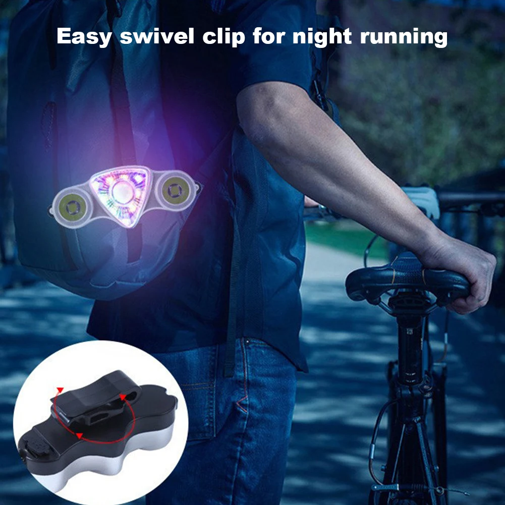 MTB 자전거 테일 라이트, USB 충전식 방수 경고 테일 라이트, 9SMD 2LED 경고 사이클링 테일 라이트, 라이딩 사이클링 테일 램프