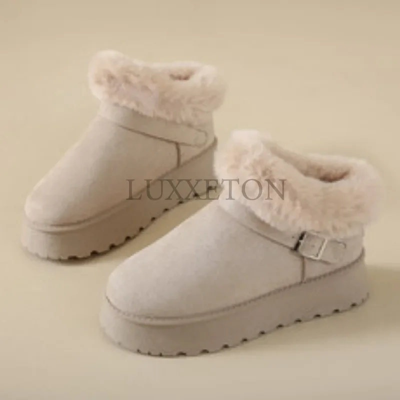 

Women Slippers Micro Suede Fuzzy Shearling Lining Ankle Moccasin Bootie Slippers Memory Foam Indoor Outdoor Slip on House Shoes