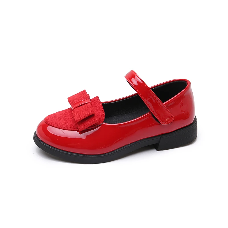 Leather Princess Dress Shoes for Girls Kids Casual Flats