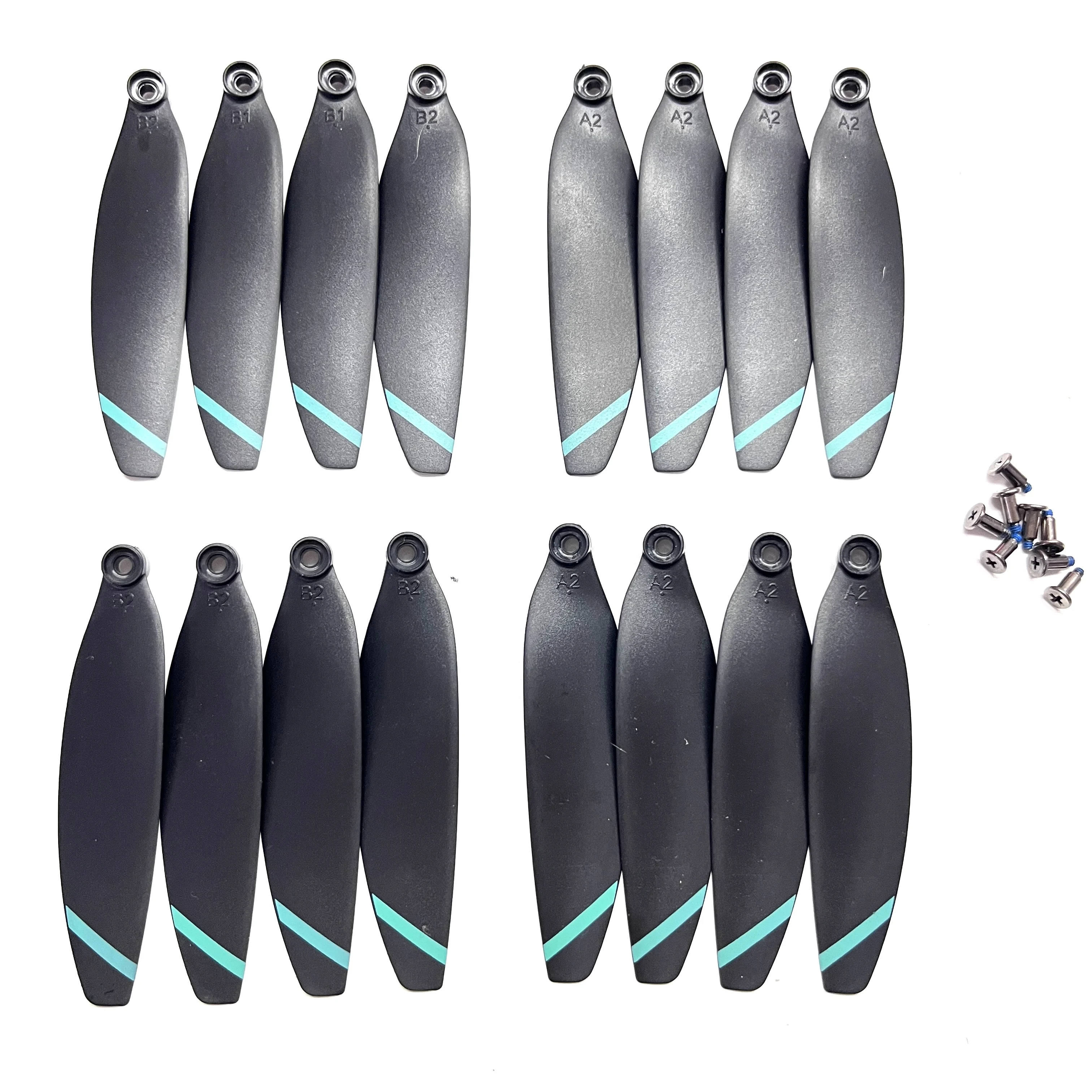 Lot de 16 hélices de drone - Couleurs vives, compatibles DJI