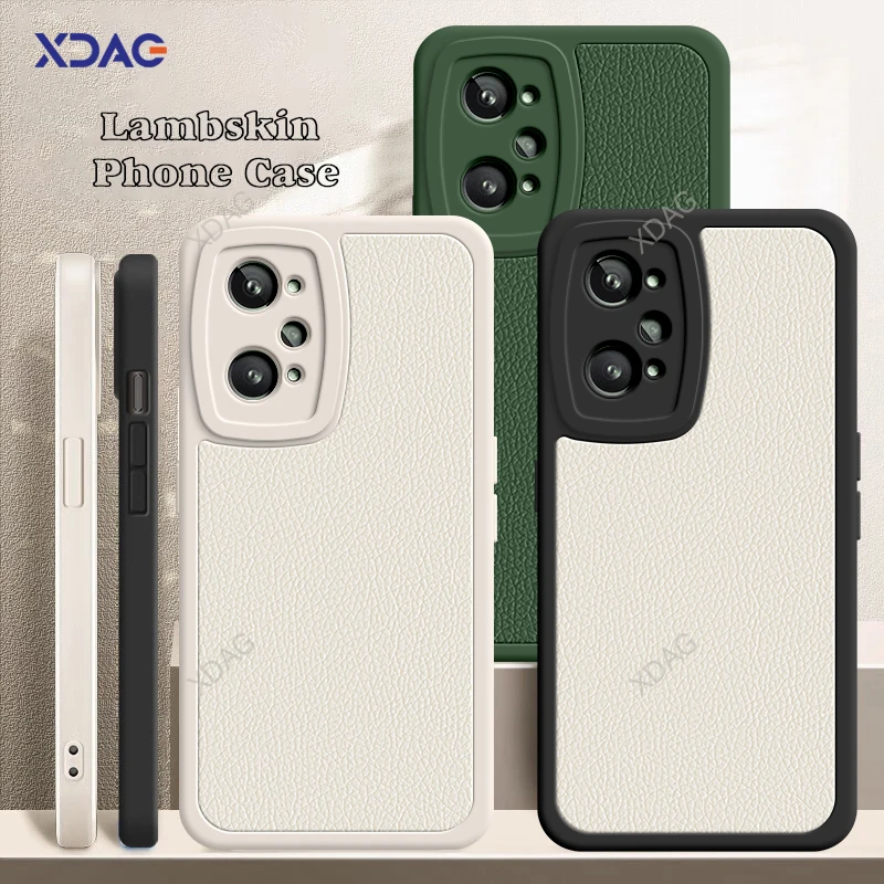 Custodia Quadrata In Pelle Di Agnello Per Oppo Realme Gt2 Gt 2 Pro Master Explorer Edition 5G Litchi Peel Pattern Cover In Pelle Antiurto