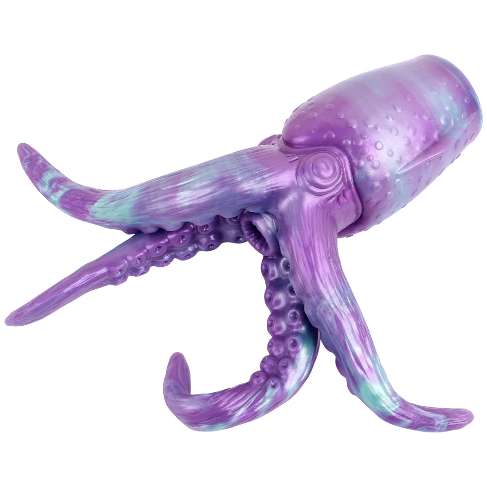 Male Masturbator NYOTA Animal Octopus Male Masturbator Soft Silicone Aircraft Tentacle Anal Plug Realistic Vagina Onahole Adult Sex Toys For Men
