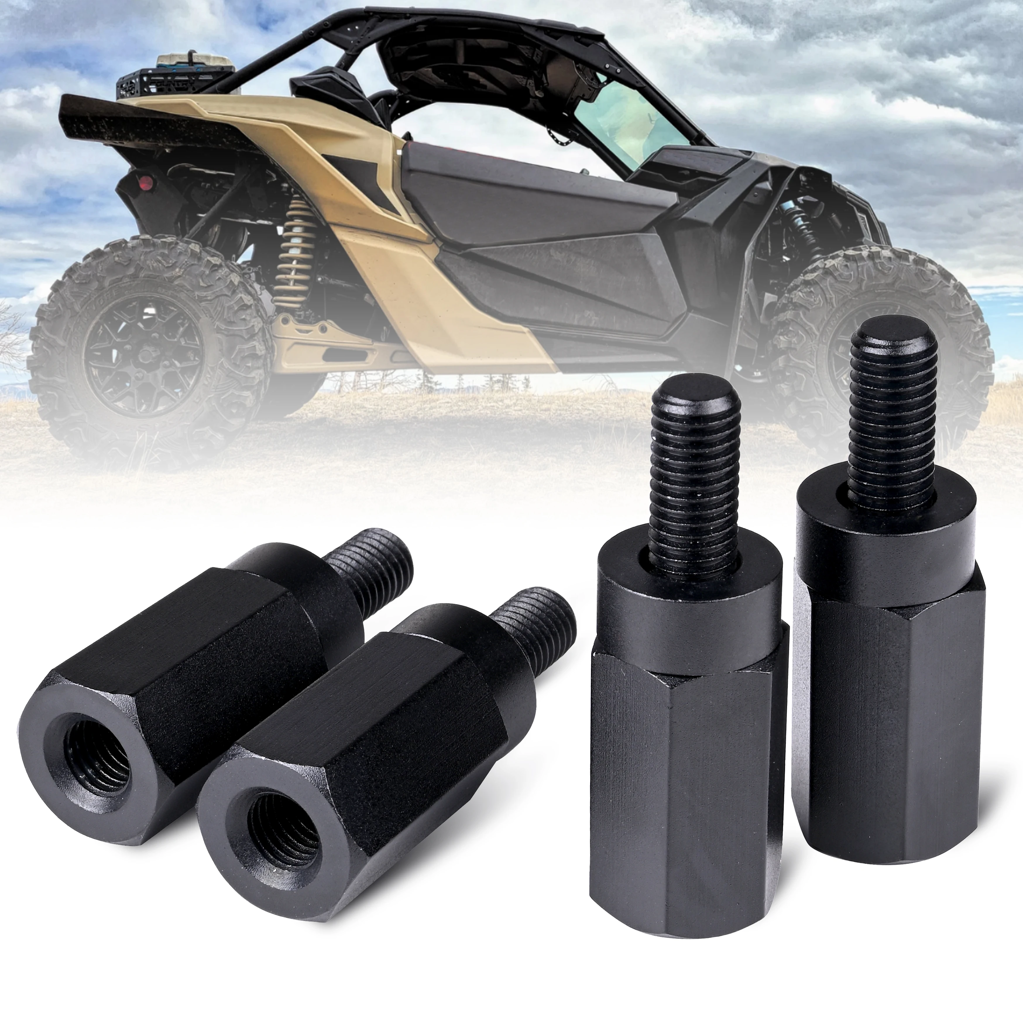 4 PCS UTV Accessories Seat Riser 0.5'' / 1.5